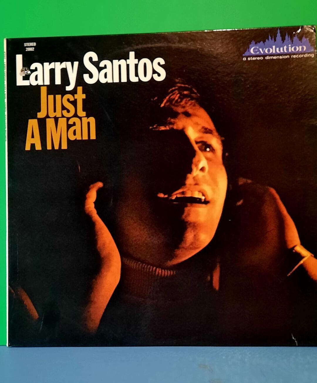 Portada de Álbum "Just a Man", de Larry Santos