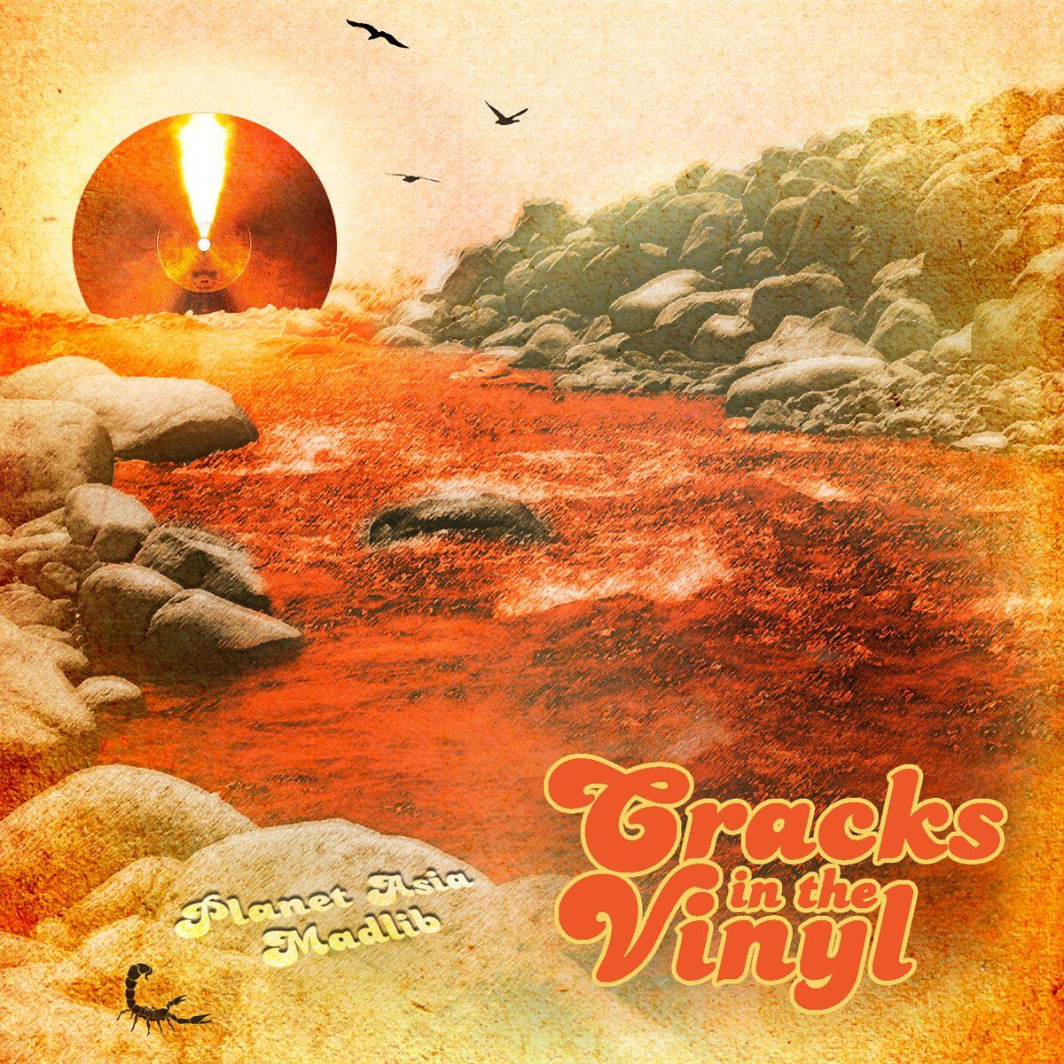 Capa do Álbum "Cracks In The Vinyl (feat. Planet Asia)", de Madlib