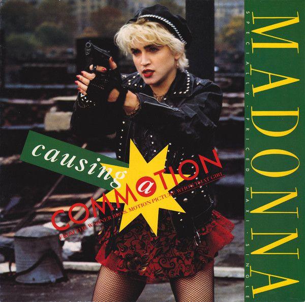 Capa do álbum "Causing a Commotion", de Madonna