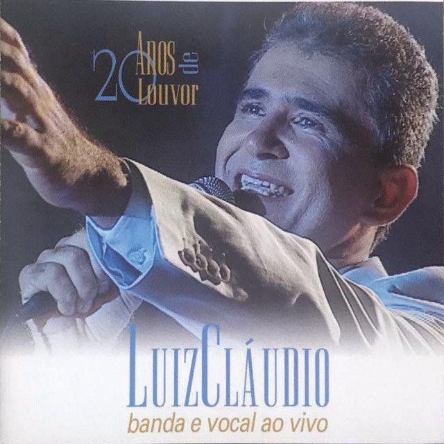 Capa do Álbum "20 Anos de Louvor (Banda e Vocal Ao Vivo)", de Luiz Cláudio