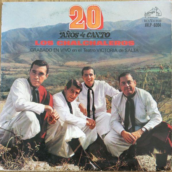 Portada de Álbum "20 Años de Canto", de Los Chalchaleros
