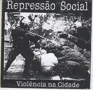 Portada de Álbum "Violência na Cidade", de Repressão Social