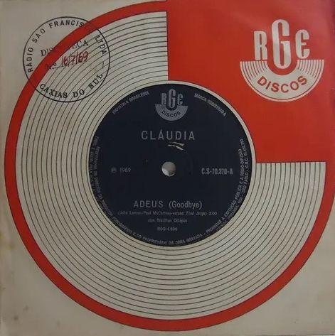 Album cover of "Adeus (Goodbye)" by Cláudia