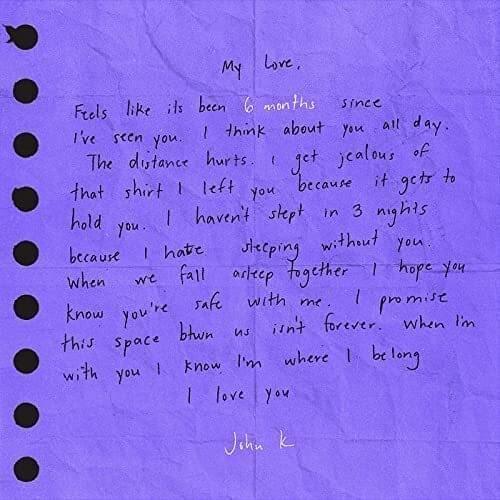 Portada de Sencillo/EP "6 Months", de John K