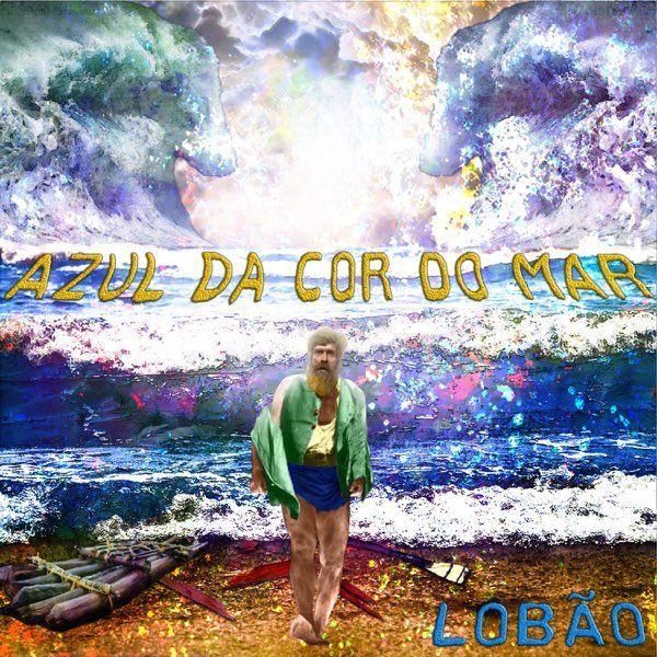Portada del álbum "Azul da Cor do Mar", de Lobão