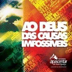 Portada de Álbum "Ao Deus Das Causas Impossíveis", de Ministério Apascentar de Louvor (Toque No Altar)
