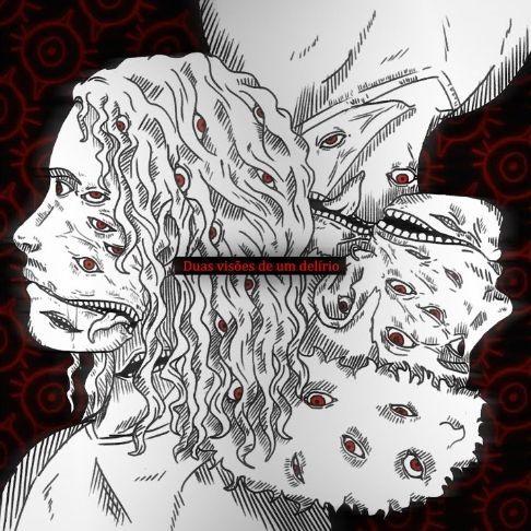 Capa do Single/EP "Duas visões de um delírio (part. marakarma)", de prxdby4le