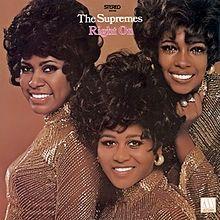 Portada del álbum "Right On", de The Supremes