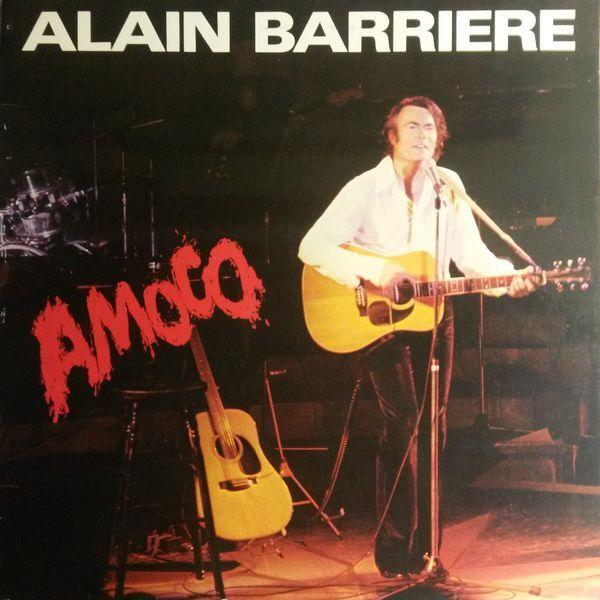 Portada del álbum "Amoco", de Alain Barrière