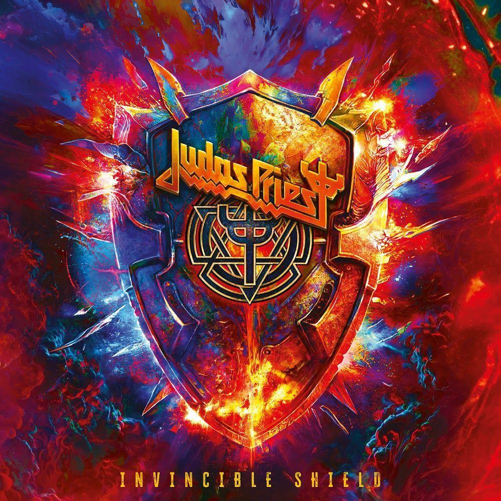 Portada del álbum "Invincible Shield", de Judas Priest