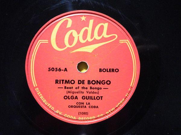 Portada de Sencillo/EP "Ritmo de Bongo (Beat of The Bongo) / Estamos en Paz (we're Even Now)", de Olga Guillot
