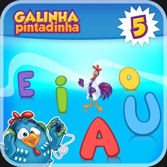 Portada de Sencillo/EP "Música das Vogais", de Galinha Pintadinha