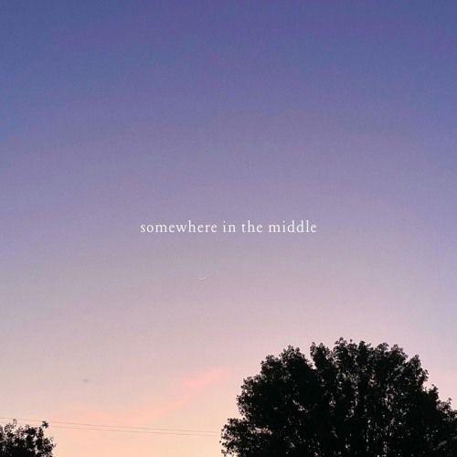 Capa do álbum "somewhere in the middle", de Ryman Leon