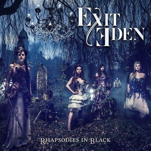Portada de Álbum "Rhapsodies in Black", de Exit Eden