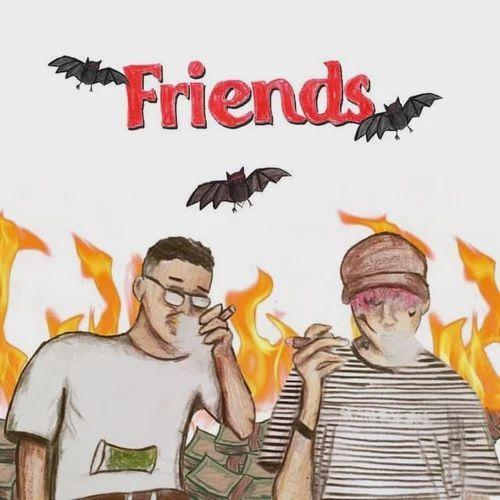 Portada del álbum "Friends", de Lil Peep