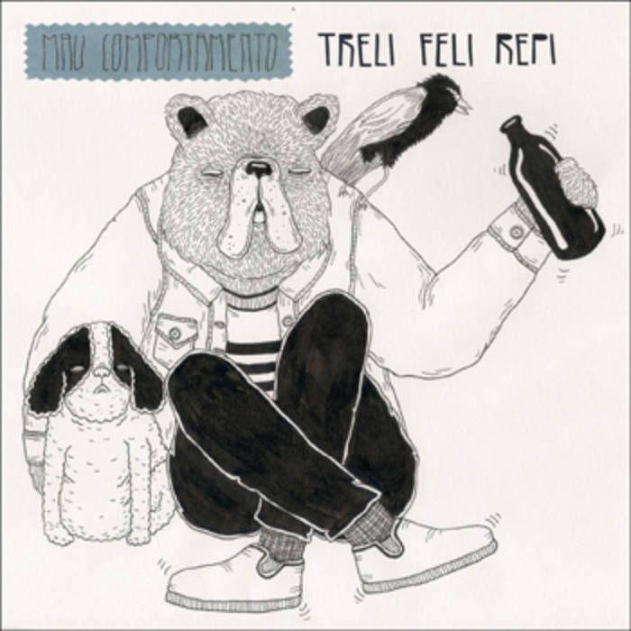 Portada de Álbum "Mau Comportamento", de Treli Feli Repi