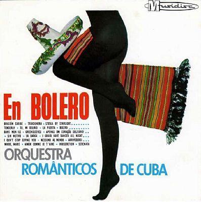 Portada de Álbum "En Boleros", de Orquestras Românticos de Cuba