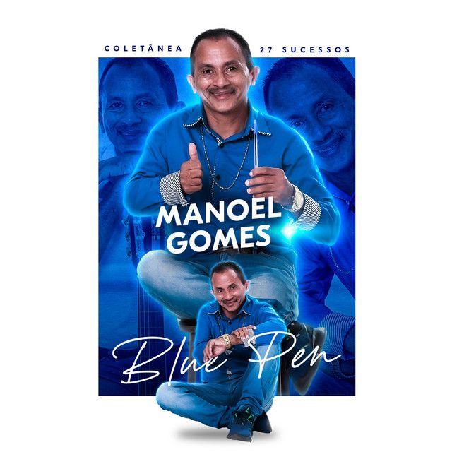 Capa do Álbum "Coletânea Manoel Gomes (Blue Pen) - 27 Sucessos", de Manoel Gomes