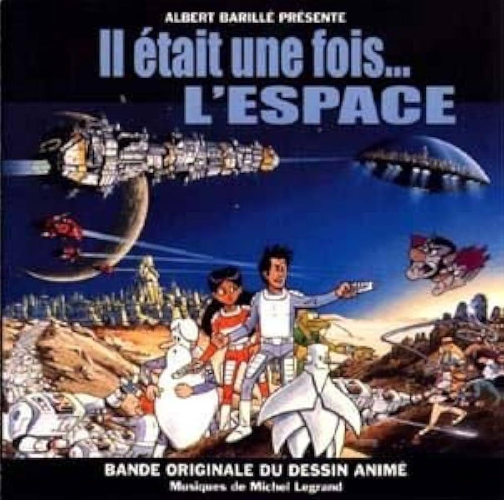 Capa do álbum "Il Était Une Fois... L'espace", de Michel Legrand