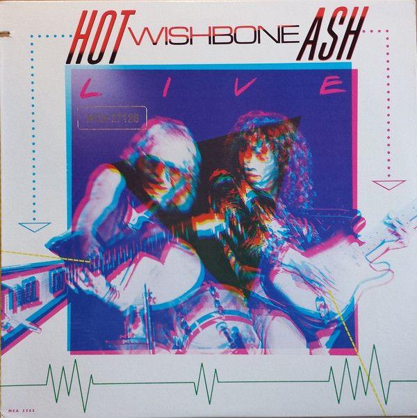Capa do álbum "Hot Ash Live", de Wishbone Ash