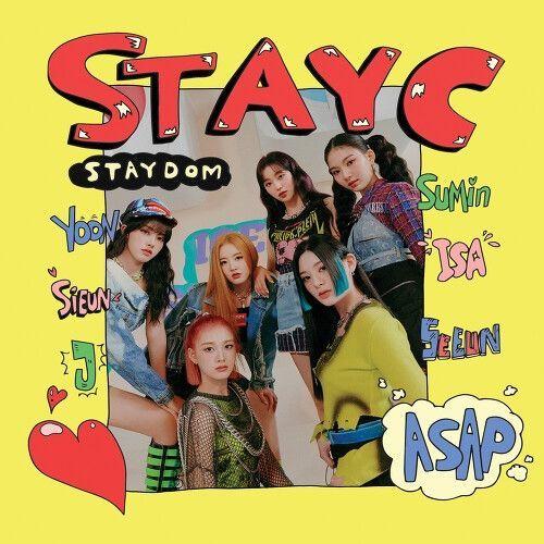 Portada de Sencillo/EP "STAYDOM", de STAYC