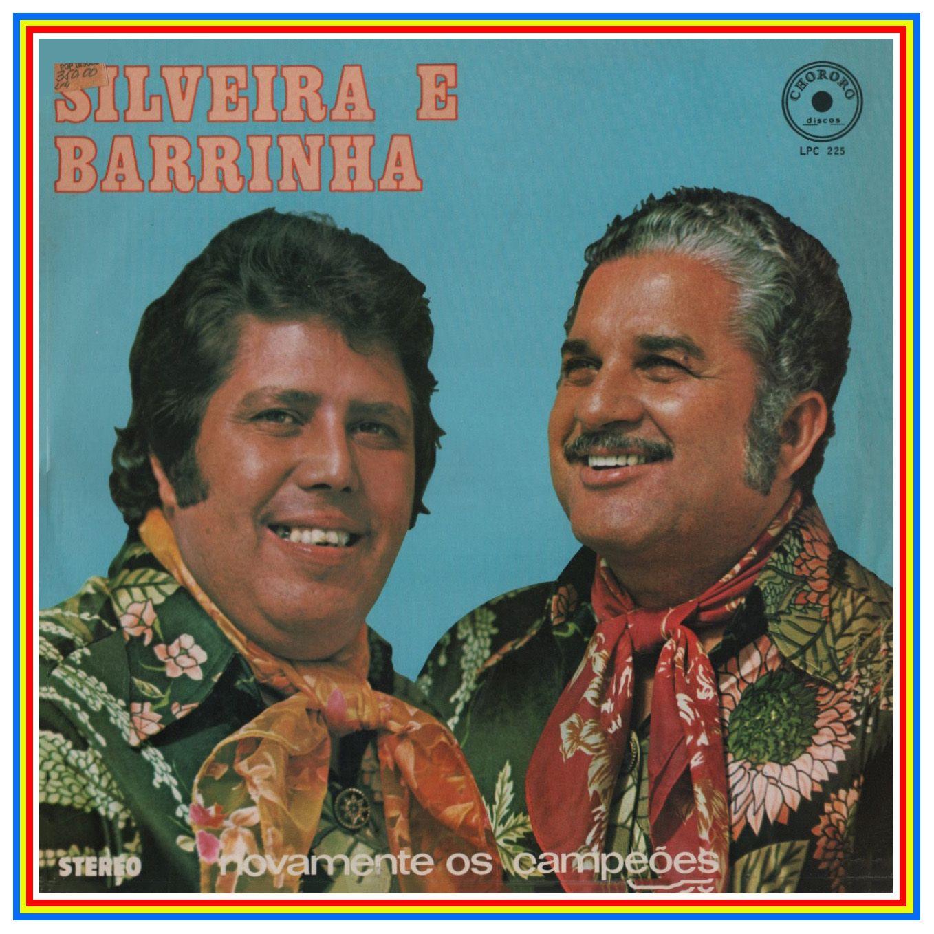 Portada de Álbum "Novamente Campeões", de Silveira e Barrinha
