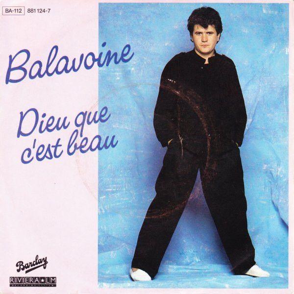 Capa do Single/EP "Dieu Que C'est Beau", de Daniel Balavoine
