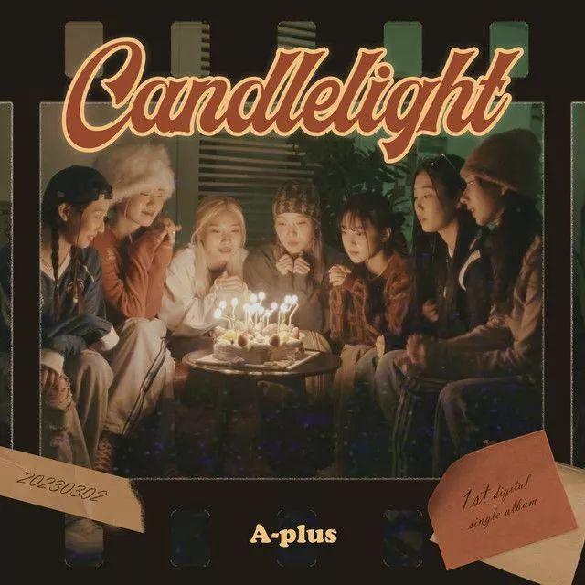 Portada de Sencillo/EP "Candlelight", de A+ (A Plus)