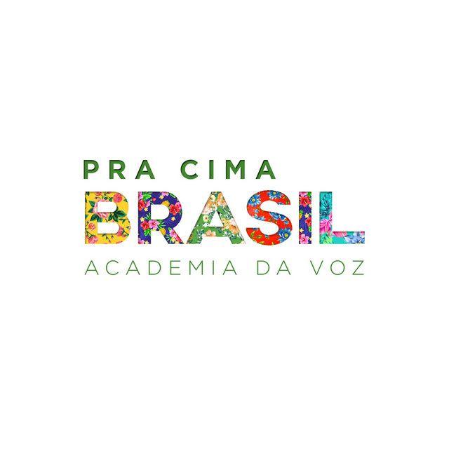Portada de Sencillo/EP "Pra Cima Brasil", de Academia da Voz