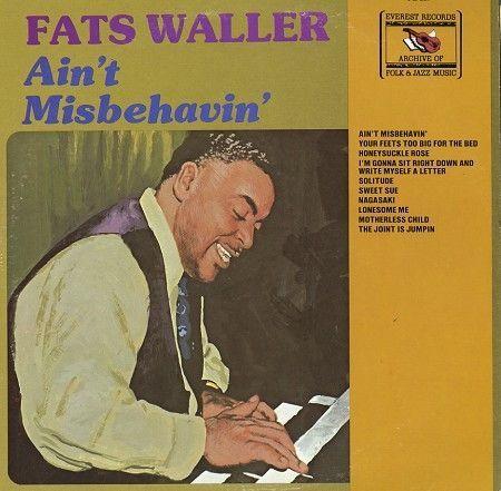 Portada de Álbum "Ain't Misbehavin'", de Fats Waller