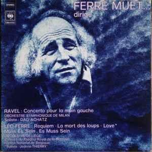 Capa do Álbum "Ferré Muet... Dirige", de Léo Ferré