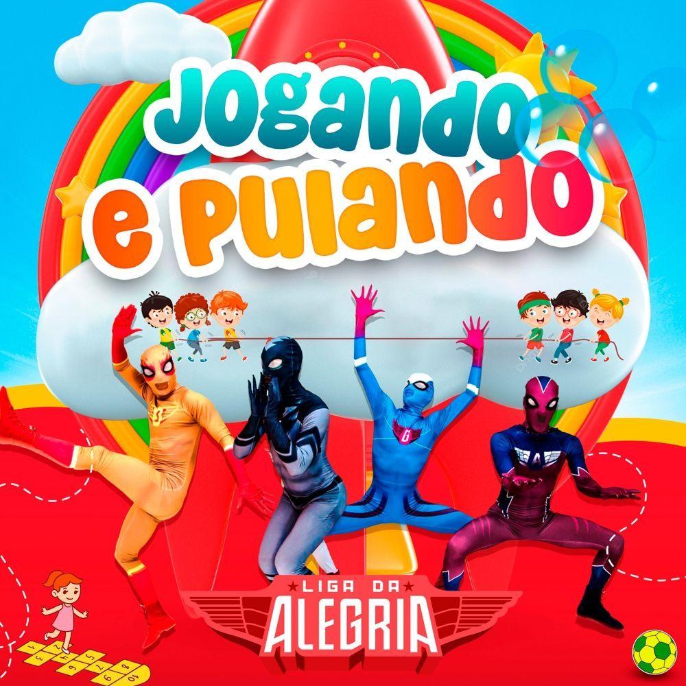 Portada de Sencillo/EP "Jogando e Pulando", de Liga da Alegria