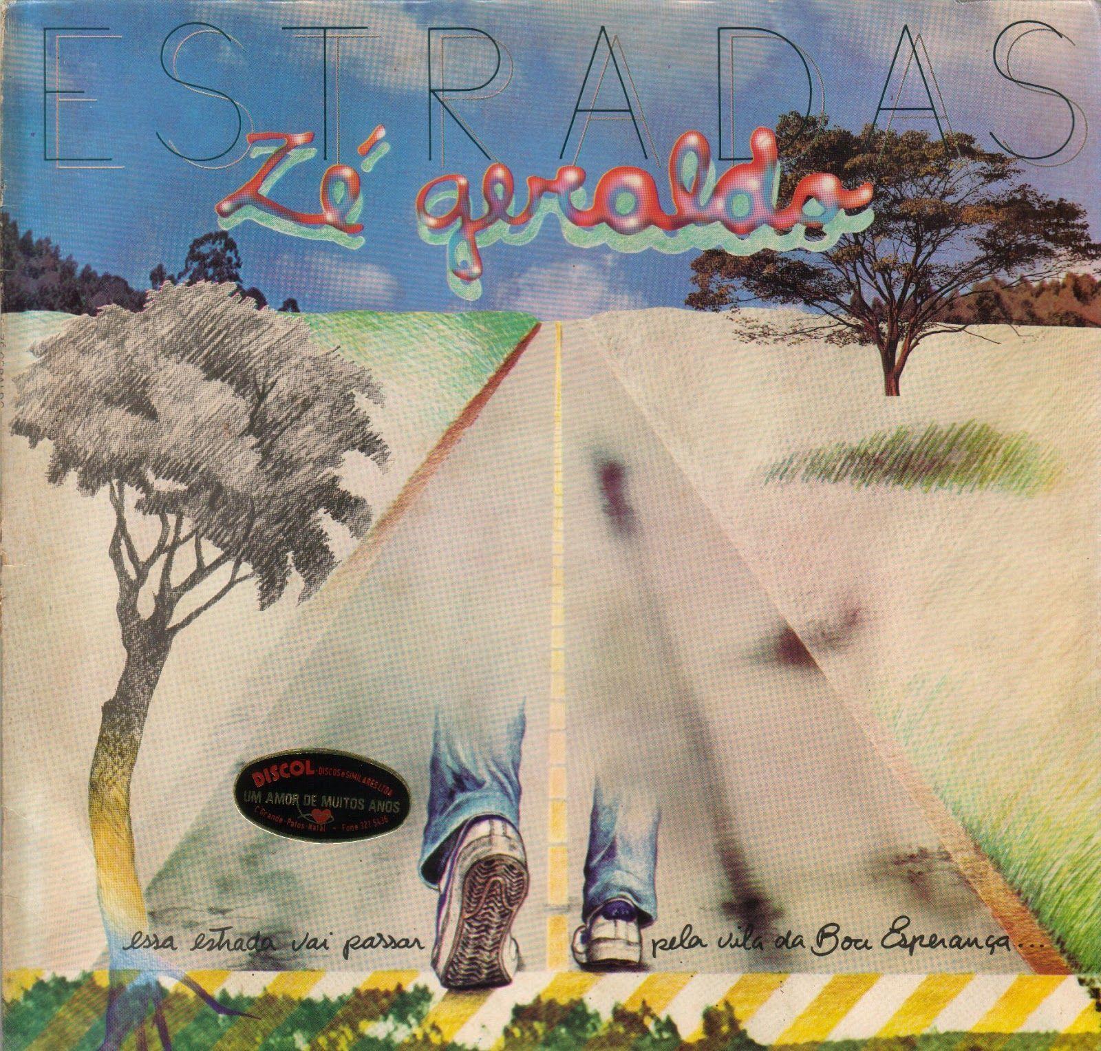 Portada del álbum "Estradas", de Zé Geraldo