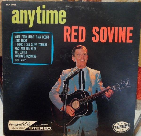 Capa do Álbum "Anytime", de Red Sovine