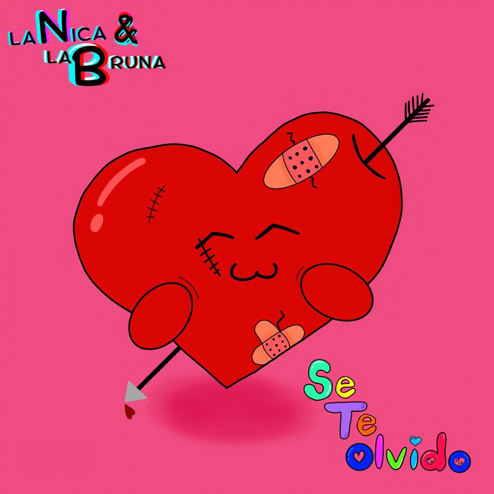 Portada de Sencillo/EP "Se Te Olvidó", de La Nica & La Bruna