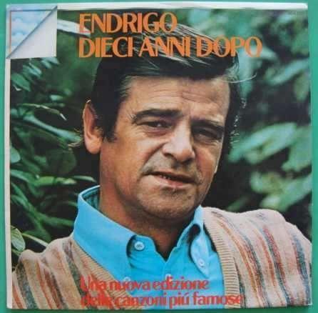 Album cover of "Dieci Anni Dopo" by Sergio Endrigo