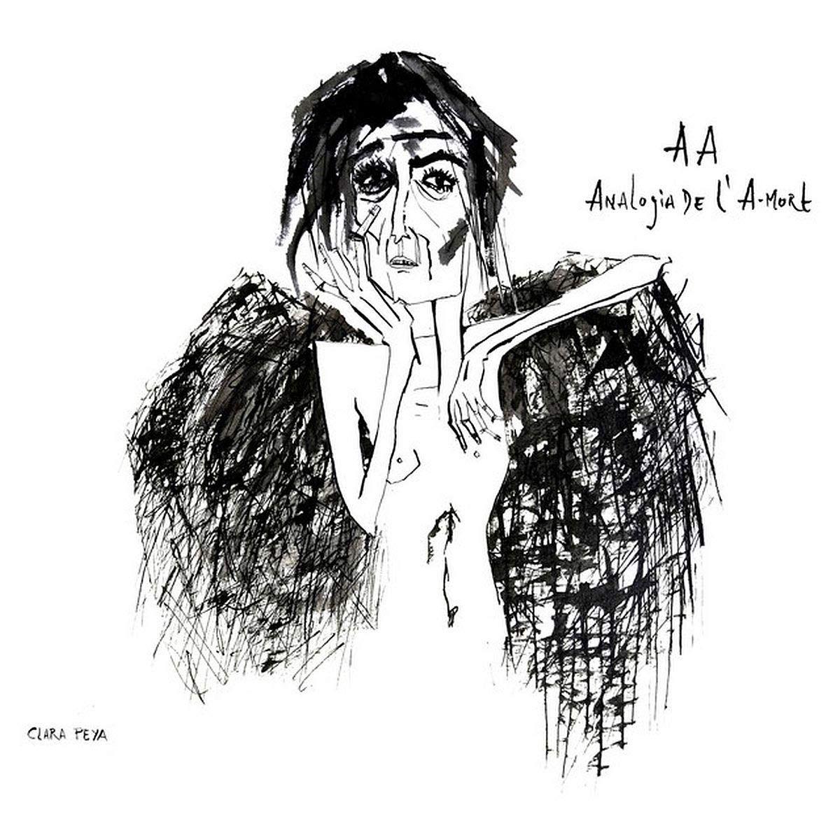 Portada de Álbum "Analogia de l'A-mort", de Clara Peya