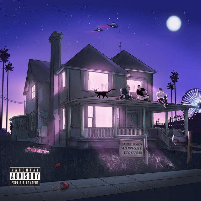 Portada de Sencillo/EP "Midnight Lights", de Seventeen Sunsets