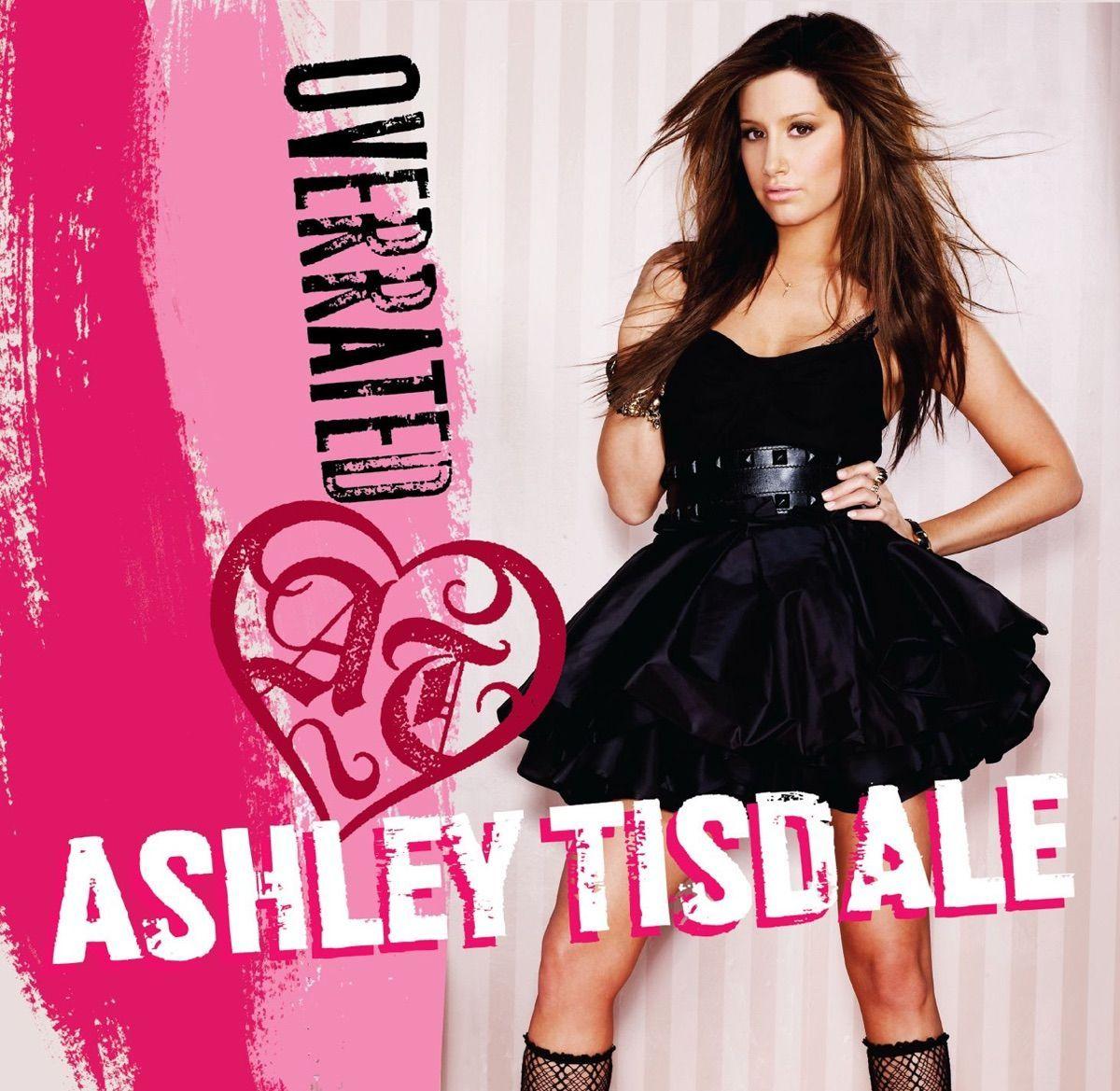 Portada del álbum "Overrated", de Ashley Tisdale