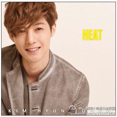Portada de Álbum "Heat", de Kim HyunJoong