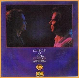 Portada de Álbum "Fogaréu", de Édison e Telma