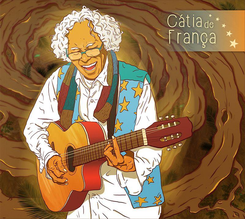 Album cover of "Hóspede da Natureza" by Cátia de França