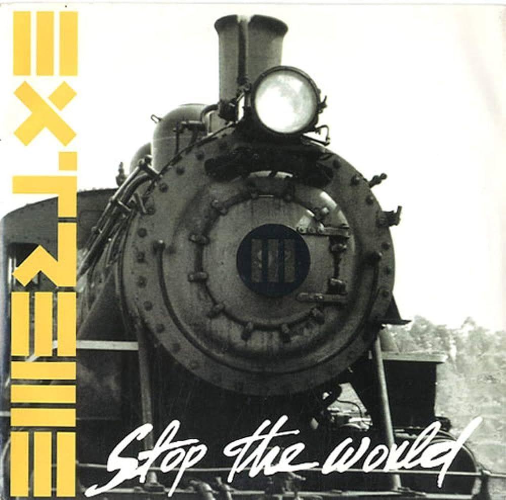 Portada del álbum "Stop The World", de Extreme