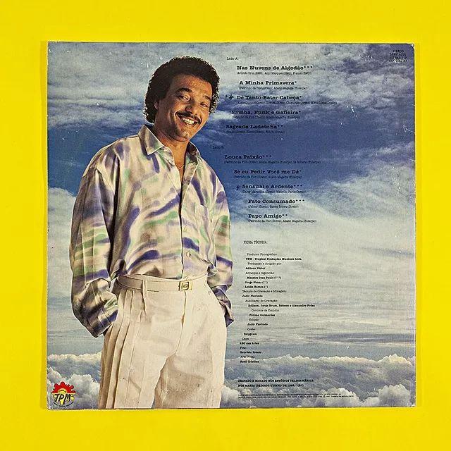 Portada de Álbum "Nas Nuvens de Algodão", de Pedrinho da Flor