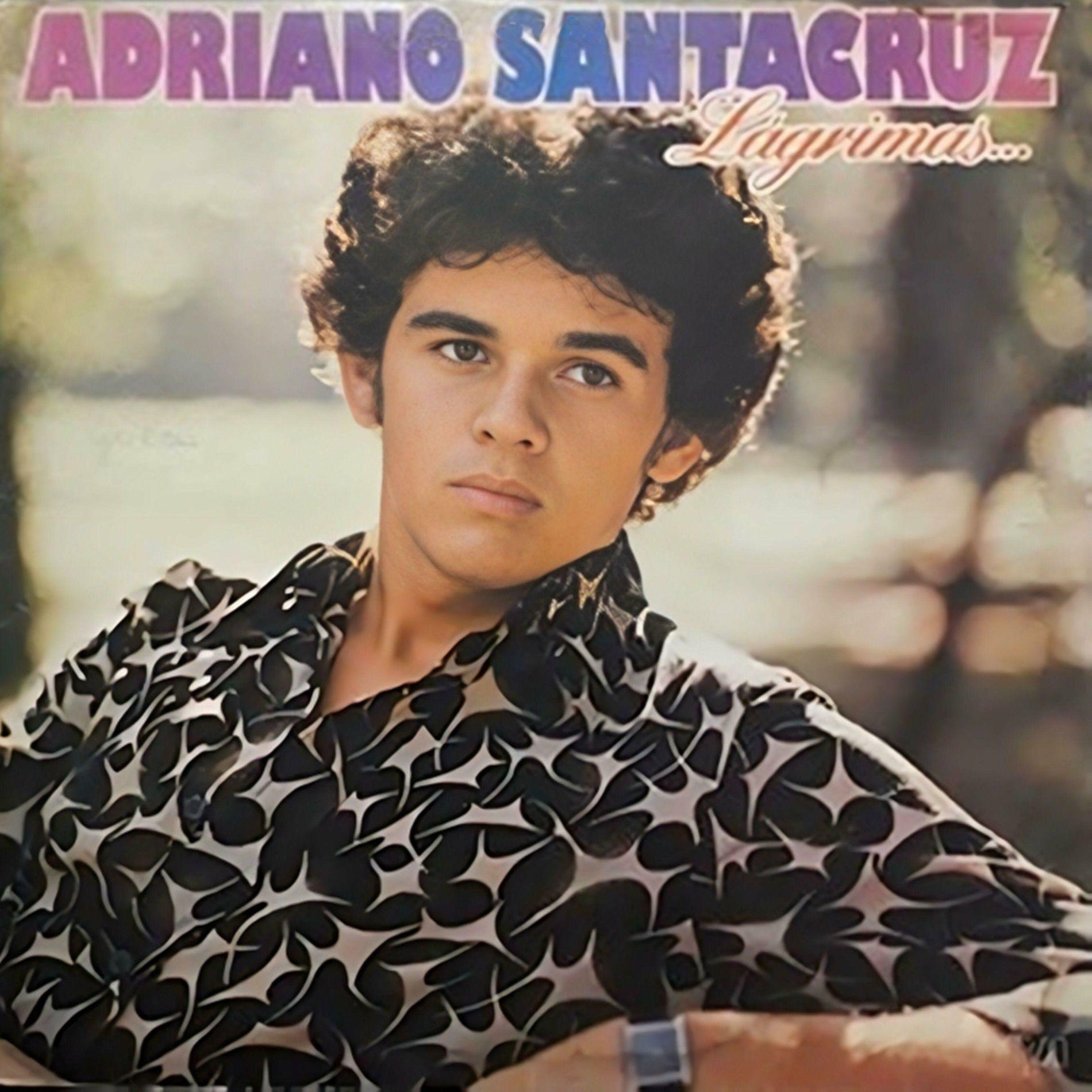 Portada de Álbum "Lágrimas...", de Adriano Santa Cruz