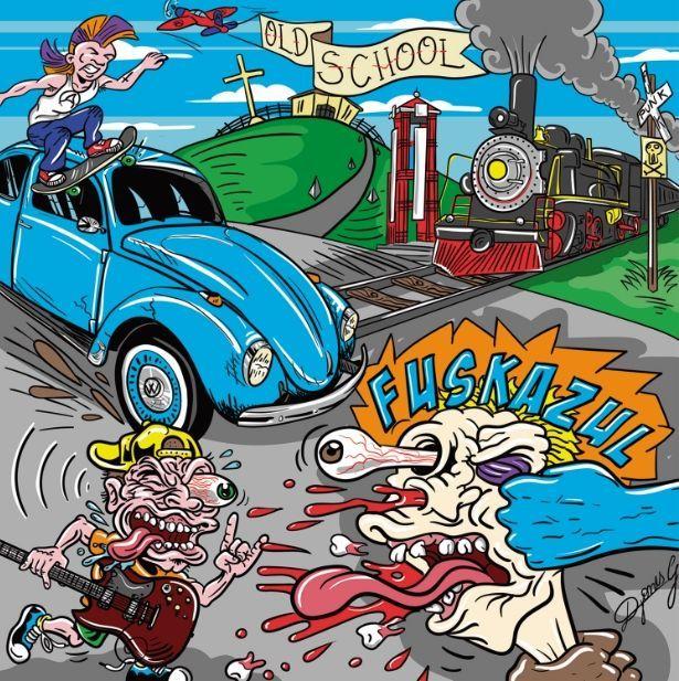 Portada de Álbum "Old School", de Fuskazul