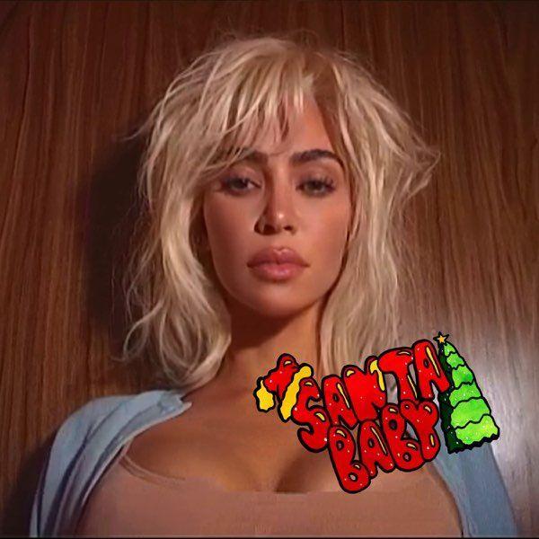 Portada de Sencillo/EP "Santa Baby", de Kim Kardashian