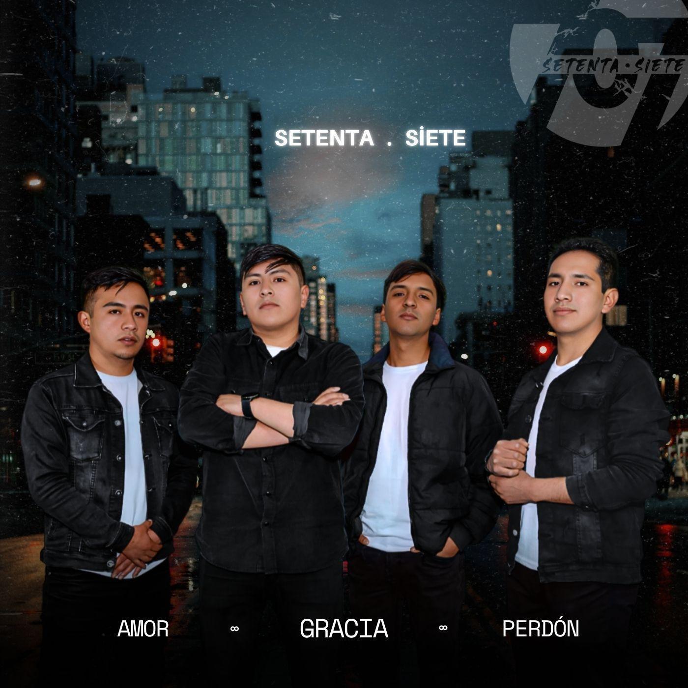 Portada de Álbum "Amor - Gracia - Perdón", de 70.7 Setenta Siete