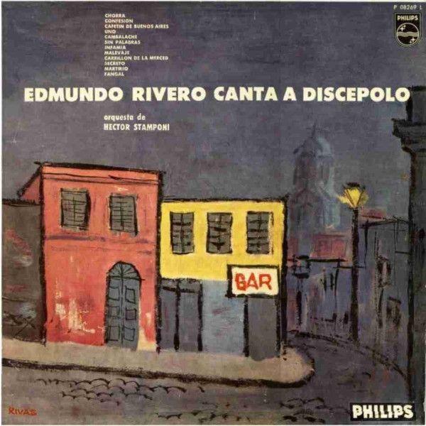 Portada de Álbum "Canta A Discépolo", de Edmundo Rivero