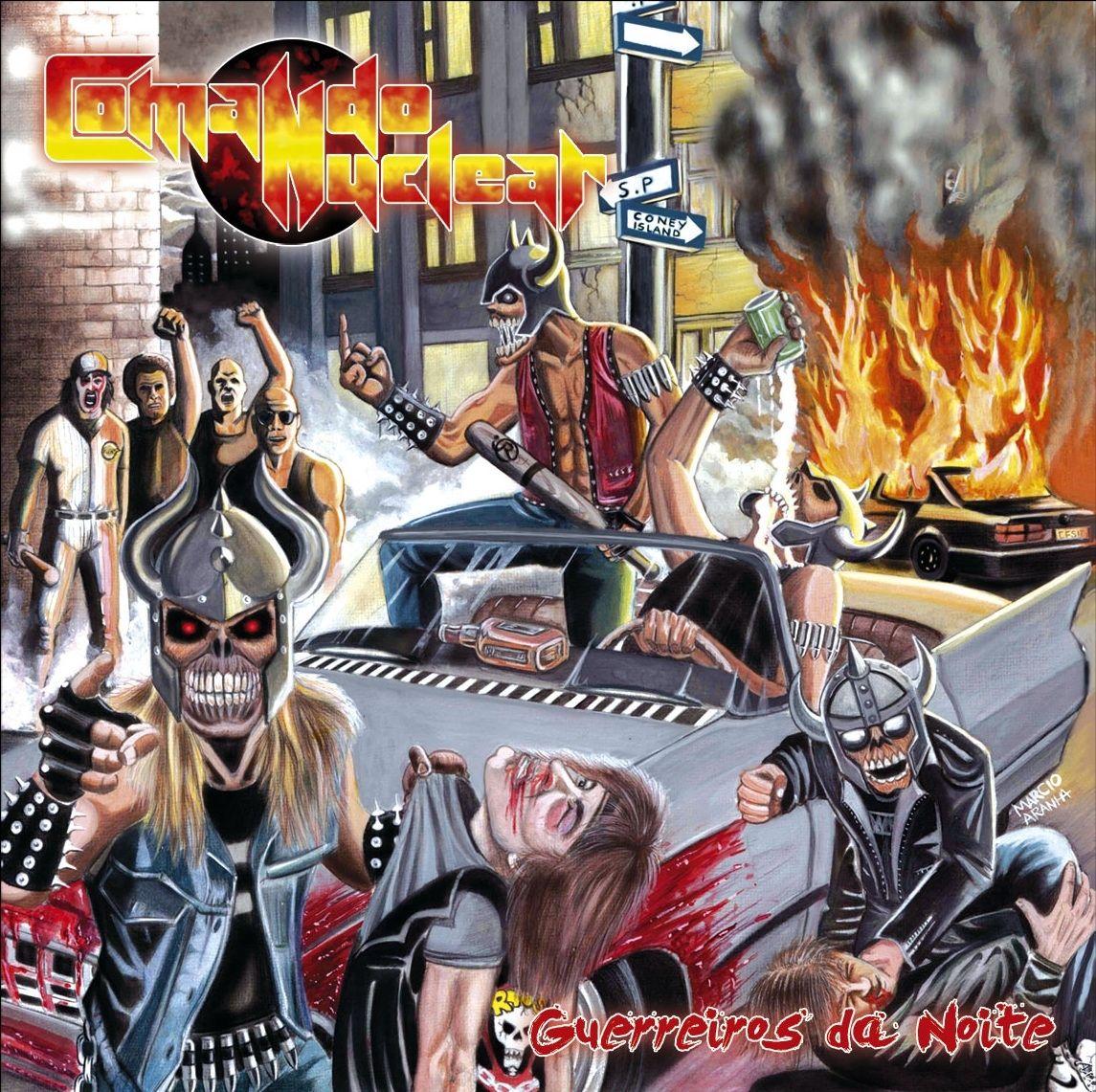 Capa do Álbum "Guerreiros da Noite", de Comando Nuclear
